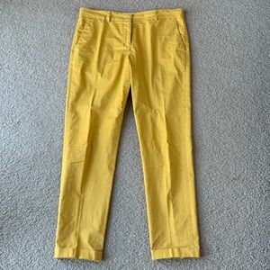 Quelledue QL2 pants sz 44 or 8 in mustard yellow